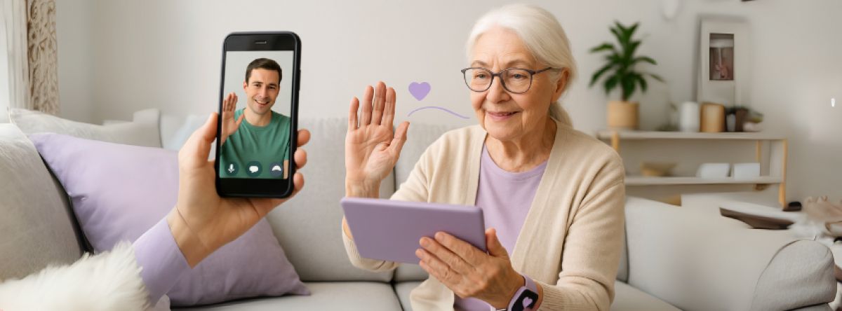 Digitale Betreuung im Blick – Wie Sie trotz Entfernung mit der Betreuungskraft verbunden bleiben